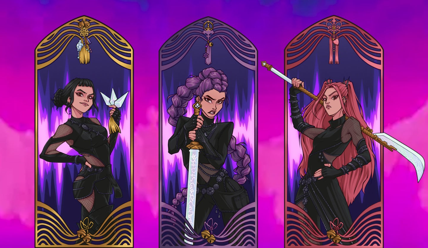 (EXTENSION) PREORDER - KPDH Kill Saja Panels 4" Pins
