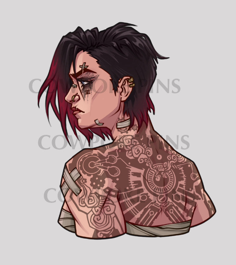 PREORDER - Emo Vi Arcane 2" Enamel Pin